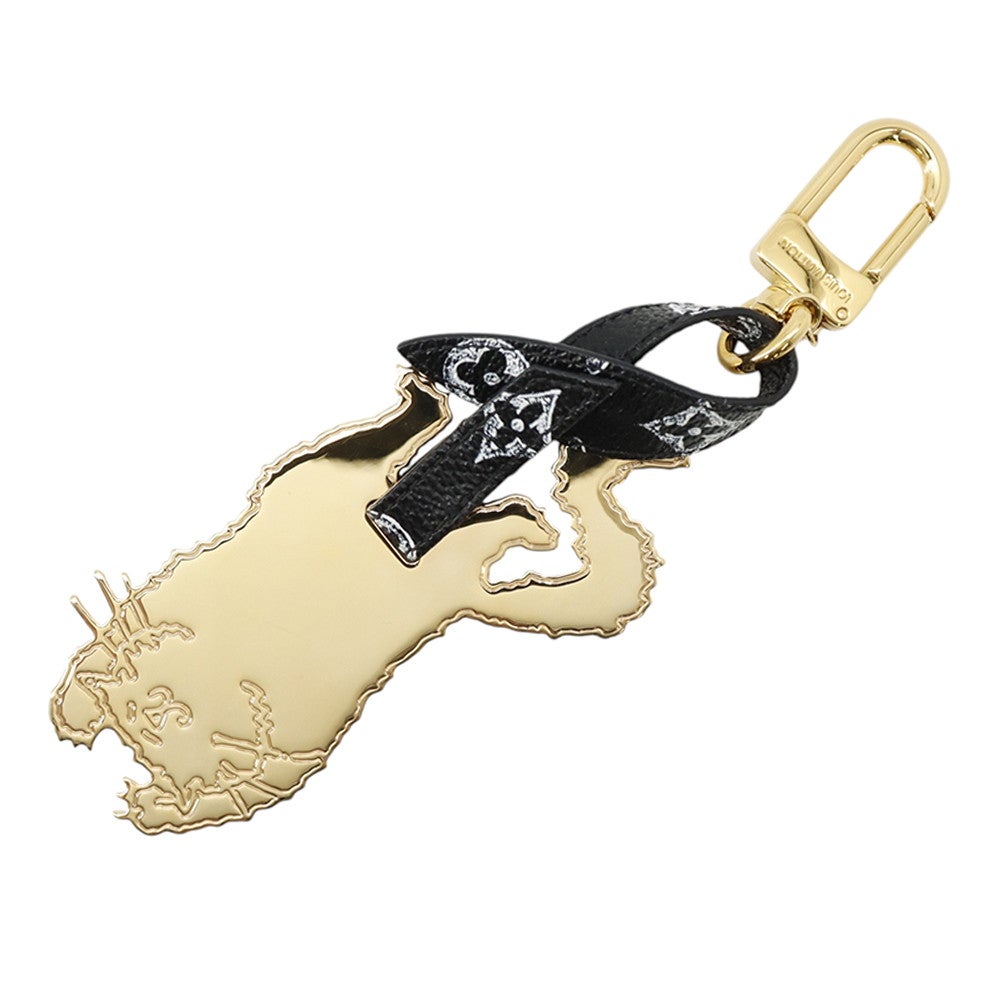 ルイ・ヴィトン キーホルダー 猫デザイン ルイヴィトン キーホルダー ビジューサックキャットグラム フライング