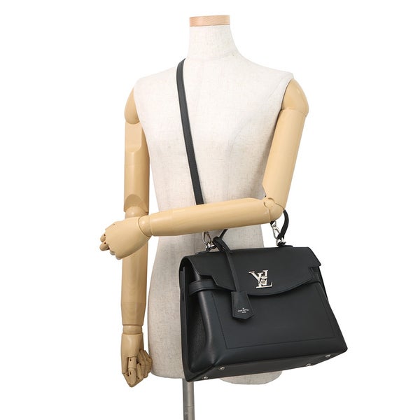 ルイヴィトン ハンドバッグ レザー ロックミーエヴァ―BB M53937 LOUIS VUITTON 2WAYショルダーバッグ 黒 ブラック