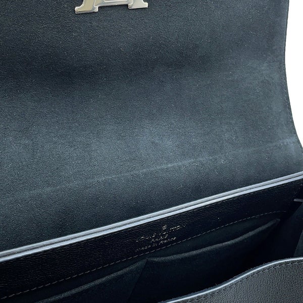 ルイヴィトン ハンドバッグ レザー ロックミーエヴァ―BB M53937 LOUIS VUITTON 2WAYショルダーバッグ 黒 ブラック