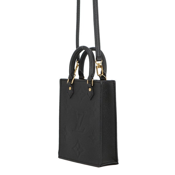 ルイヴィトン ハンドバッグ モノグラム・アンプラント プティット・サックプラ M80478 LOUIS VUITTON 2way ブラック 黒