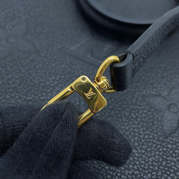 ルイヴィトン ハンドバッグ モノグラム・アンプラント プティット・サックプラ M80478 LOUIS VUITTON 2way ブラック 黒