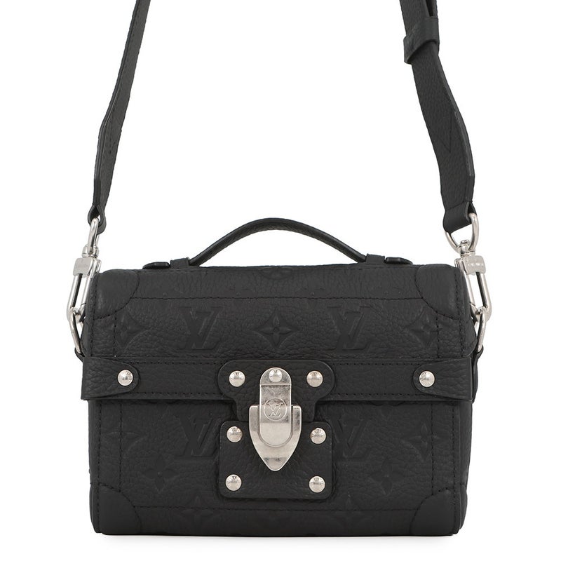 ルイヴィトン ショルダーバッグ トリヨン・モノグラム ソウル・トランク M13871 LOUIS VUITTON メンズ 黒 ブラック