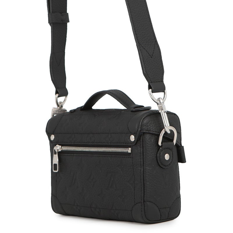 ルイヴィトン ショルダーバッグ トリヨン・モノグラム ソウル・トランク M13871 LOUIS VUITTON メンズ 黒 ブラック