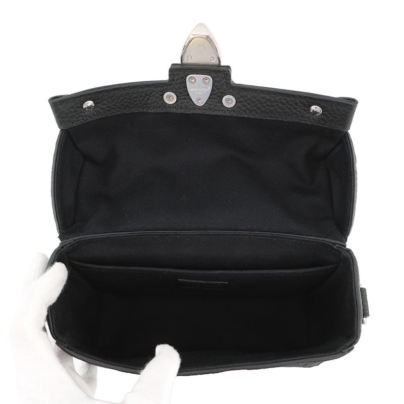 ルイヴィトン ショルダーバッグ トリヨン・モノグラム ソウル・トランク M13871 LOUIS VUITTON メンズ 黒 ブラック