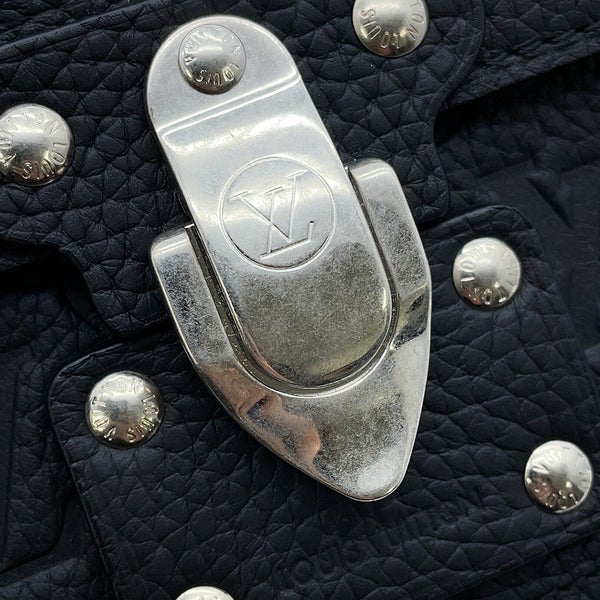 ルイヴィトン ショルダーバッグ トリヨン・モノグラム ソウル・トランク M13871 LOUIS VUITTON メンズ 黒 ブラック