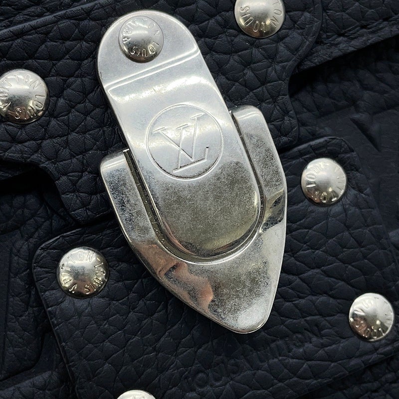 ルイヴィトン ショルダーバッグ トリヨン・モノグラム ソウル・トランク M13871 LOUIS VUITTON メンズ 黒 ブラック