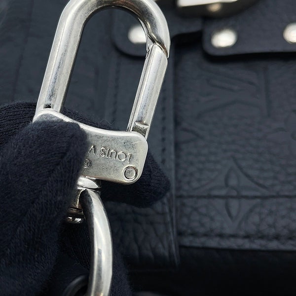 ルイヴィトン ショルダーバッグ トリヨン・モノグラム ソウル・トランク M13871 LOUIS VUITTON メンズ 黒 ブラック