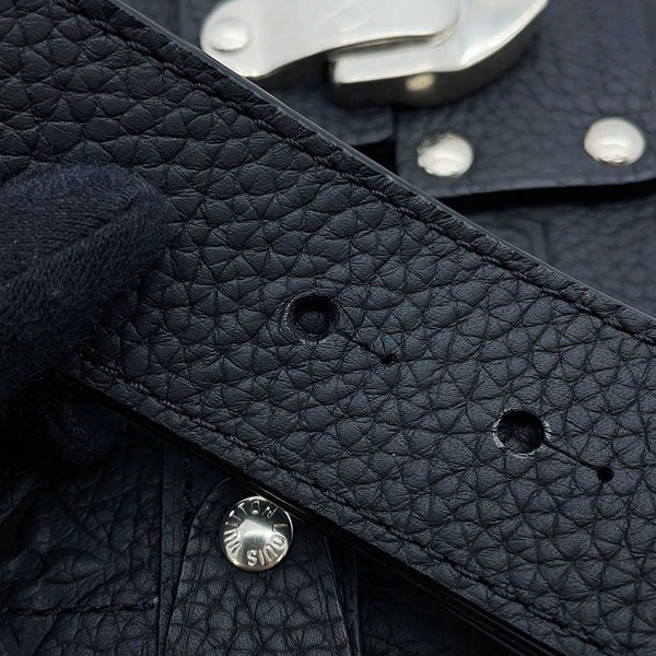 ルイヴィトン ショルダーバッグ トリヨン・モノグラム ソウル・トランク M13871 LOUIS VUITTON メンズ 黒 ブラック
