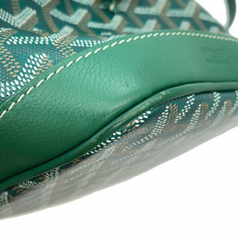 ゴヤール ショルダーバッグ プティフロ バゲットバッグ レザー PEFLOTPMLTY01CL03P GOYARD バッグ 緑