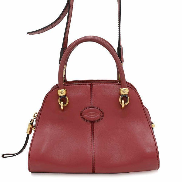 トッズ ハンドバッグ ロゴ レザー TOD'S ショルダーバッグ