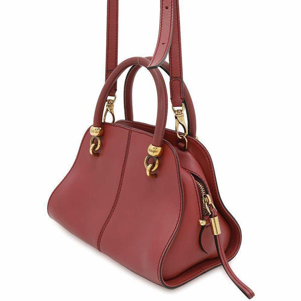 トッズ ハンドバッグ ロゴ レザー TOD'S ショルダーバッグ