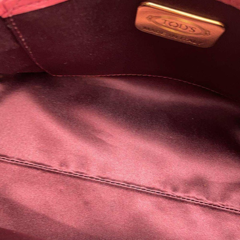 トッズ ハンドバッグ ロゴ レザー TOD'S ショルダーバッグ