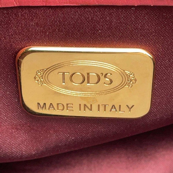 トッズ ハンドバッグ ロゴ レザー TOD'S ショルダーバッグ