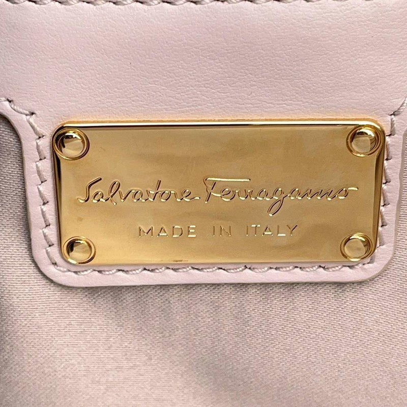 フェラガモ チェーントートバッグ レザー AB-21 G898 Ferragamo ショルダーバッグ