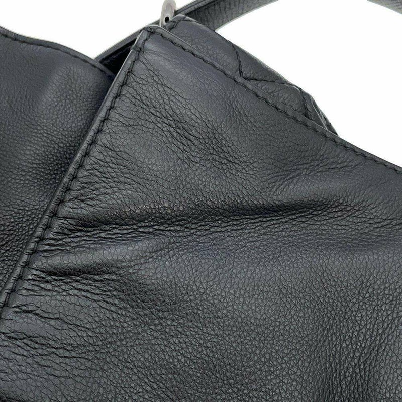 シャネル チェーンショルダーバッグ ボーイシャネル ココマーク ラムスキン CHANEL BAG 2wayバッグ 黒