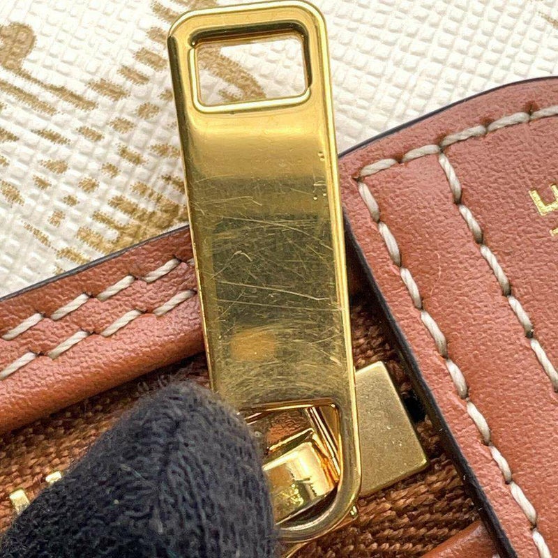 セリーヌ ハンドバッグ トリオンフ スモール ボストン  レザー 113772CAS.01BC CELINE ショルダーバッグ 白