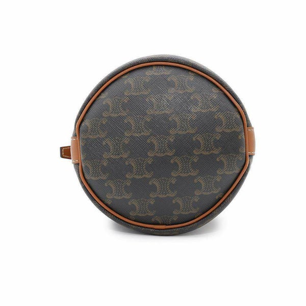 セリーヌ ショルダーバッグ トリオンフ スモール ドローストリングバッグ レザー 191142BZJ.04LU  CELINE バッグ