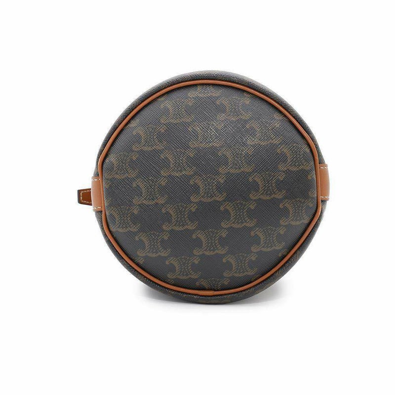 セリーヌ ショルダーバッグ トリオンフ スモール ドローストリングバッグ レザー 191142BZJ.04LU  CELINE バッグ