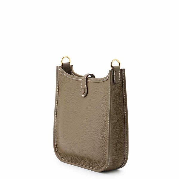 エルメス エブリンTPM アマゾン エトゥープ/ブルーインディゴ/ゴールド金具 トリヨンクレマンス Z刻印