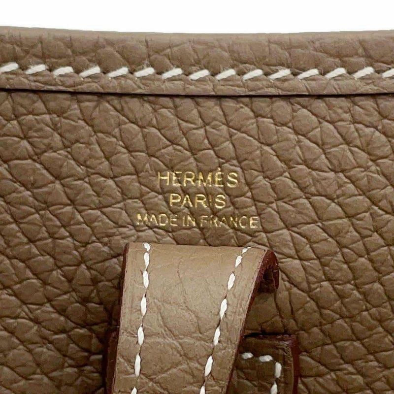 エルメス エブリンTPM アマゾン エトゥープ/ブルーインディゴ/ゴールド金具 トリヨンクレマンス Z刻印