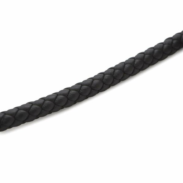 エルメス ブレスレット グレナン ブラック/シルバー金具 スイフト サイズT5 HERMES アクセサリー メンズ 黒