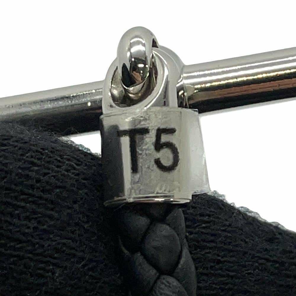 エルメス ブレスレット グレナン ブラック/シルバー金具 スイフト