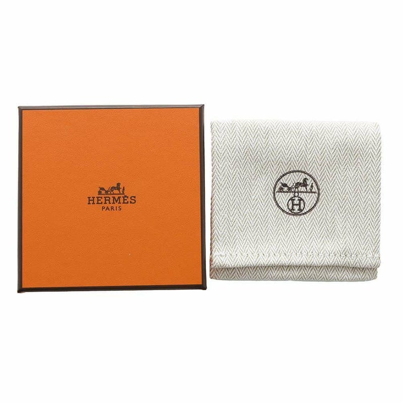エルメス ブレスレット グレナン ブラック/シルバー金具 スイフト サイズT5 HERMES アクセサリー メンズ 黒