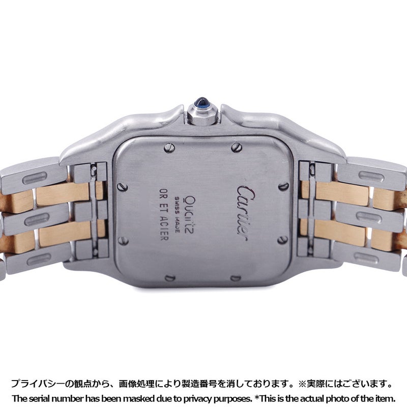 カルティエ パンテールMM 2ロウ W25028B6 Cartier 腕時計 アイボリー文字盤 クォーツ