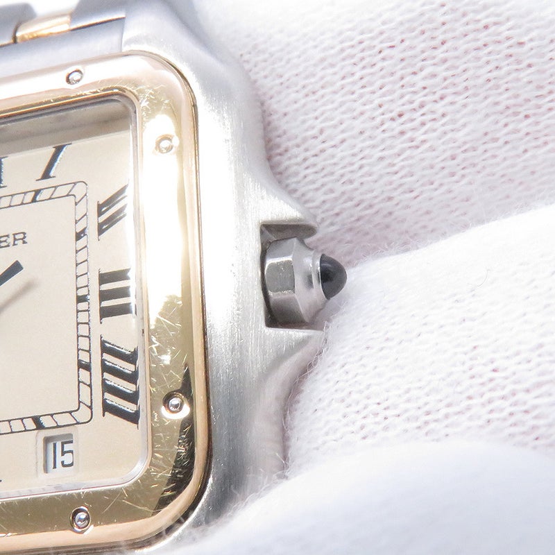 カルティエ パンテールMM 2ロウ W25028B6 Cartier 腕時計 アイボリー文字盤 クォーツ