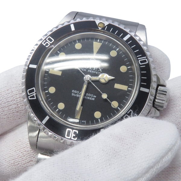ロレックス サブマリーナノンデイト 5513 ROLEX 腕時計 黒文字盤
