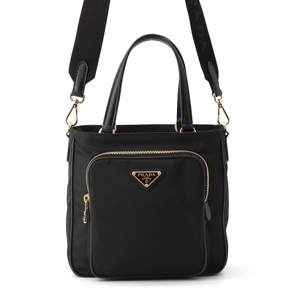 プラダ ハンドバッグ トライアングルロゴ サフィアーノ 1BG308 PRADA