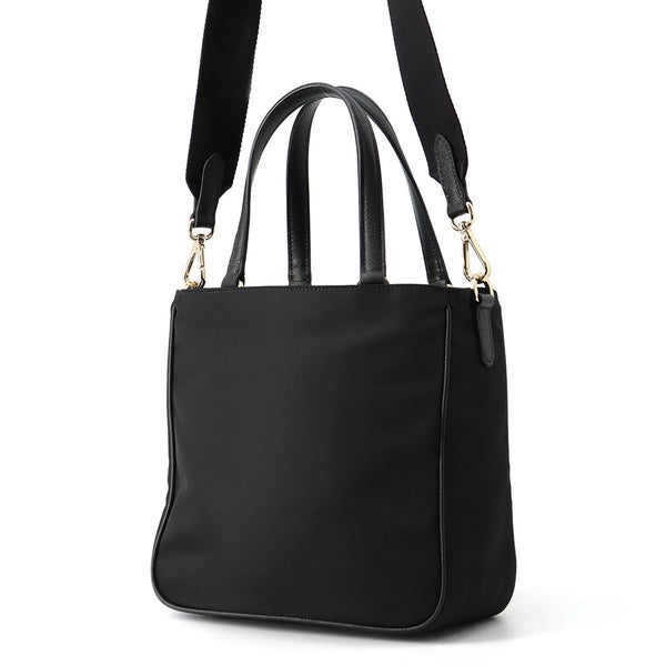 プラダ ハンドバッグ トライアングルロゴ サフィアーノ 1BG308 PRADA ２wayショルダー 黒