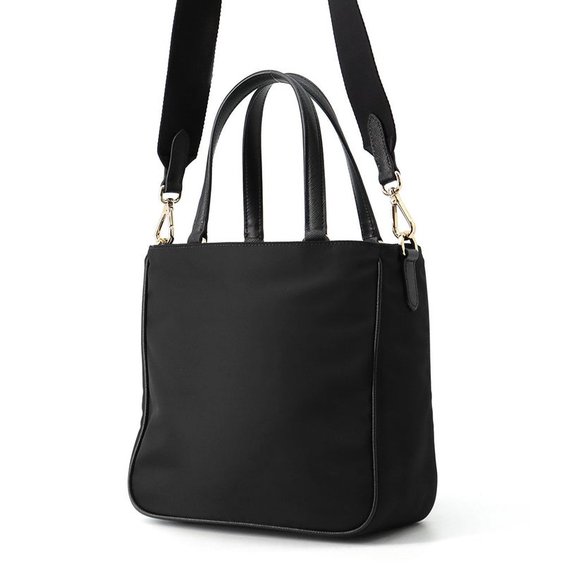 プラダ ハンドバッグ トライアングルロゴ サフィアーノ 1BG308 PRADA ２wayショルダー 黒