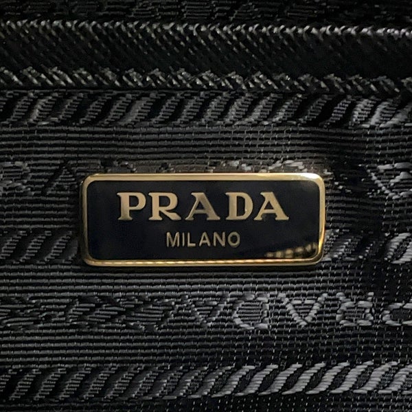 プラダ ハンドバッグ トライアングルロゴ サフィアーノ 1BG308 PRADA ２wayショルダー 黒