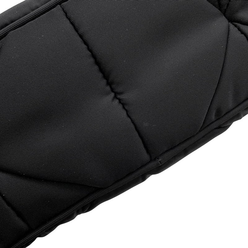 プラダ ショルダーバッグ パデッド ナイロン キルティング 1BC151 PRADA バッグ ポーチ付き 黒