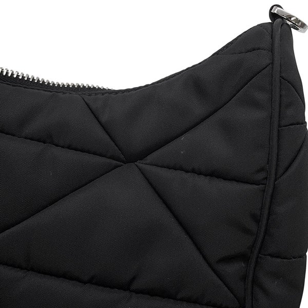 プラダ ショルダーバッグ パデッド ナイロン キルティング 1BC151 PRADA バッグ ポーチ付き 黒