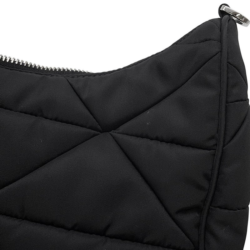 プラダ ショルダーバッグ パデッド ナイロン キルティング 1BC151 PRADA バッグ ポーチ付き 黒