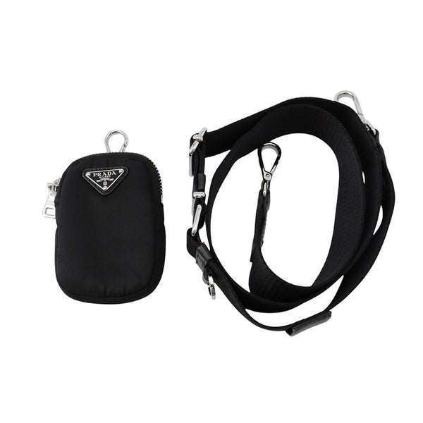 プラダ ショルダーバッグ パデッド ナイロン キルティング 1BC151 PRADA バッグ ポーチ付き 黒