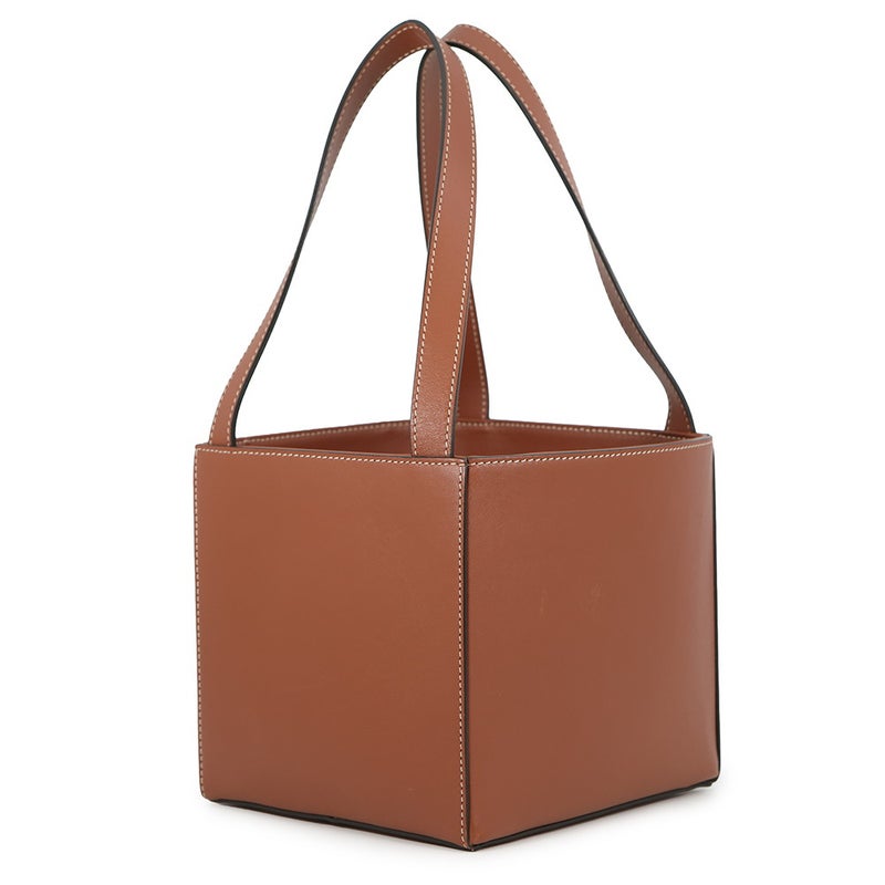セリーヌ ハンドバッグ キュイルトリオンフ キューブ レザー 199203 CELINE