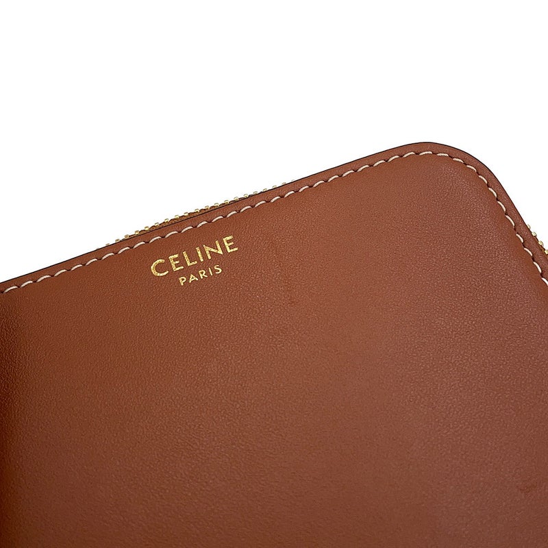 セリーヌ ハンドバッグ キュイルトリオンフ キューブ レザー 199203 CELINE