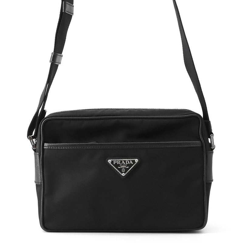 プラダ ショルダーバッグ ナイロン 2VH048 PRADA バッグ 斜め掛け 黒