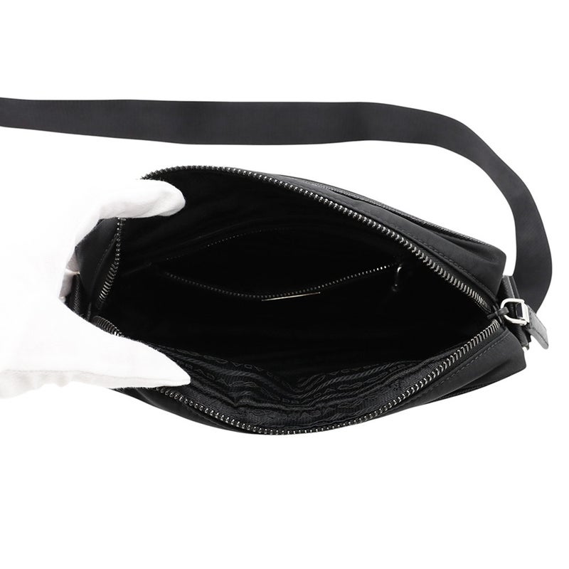 プラダ ショルダーバッグ ナイロン 2VH048 PRADA バッグ 斜め掛け 黒