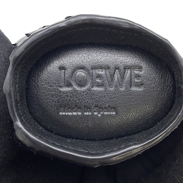 ロエベ バッグチャーム エレファント パイソン LOEWE コインケース 黒