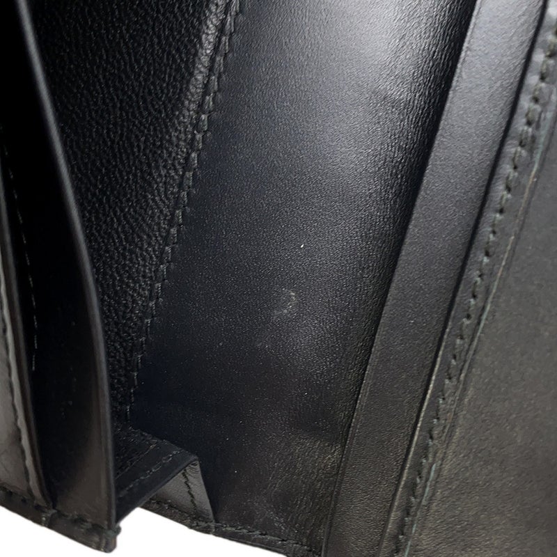 ボッテガヴェネタ 長財布 イントレチャート レザー 120697 BOTTEGA VENETA メンズ 黒