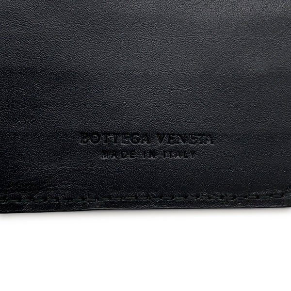 ボッテガヴェネタ 長財布 イントレチャート レザー 120697 BOTTEGA VENETA メンズ 黒
