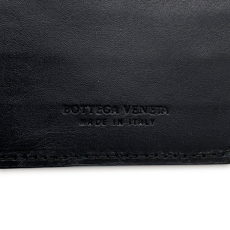 ボッテガヴェネタ 長財布 イントレチャート レザー 120697 BOTTEGA VENETA メンズ 黒