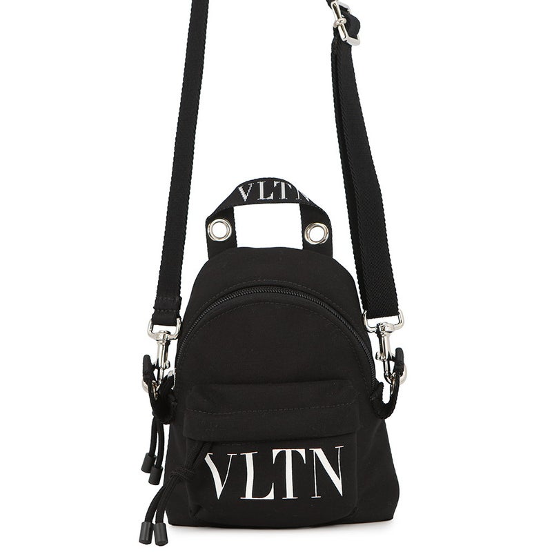 ヴァレンティノ・ガラヴァーニ ショルダーバッグ ミニクロスバッグ VLTNロゴ VY2B0A11YHS VALENTINO 黒