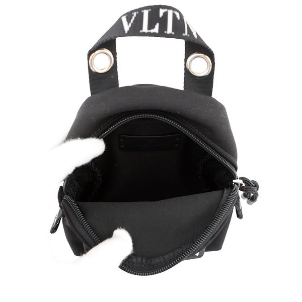 ヴァレンティノ・ガラヴァーニ ショルダーバッグ ミニクロスバッグ VLTNロゴ VY2B0A11YHS VALENTINO 黒