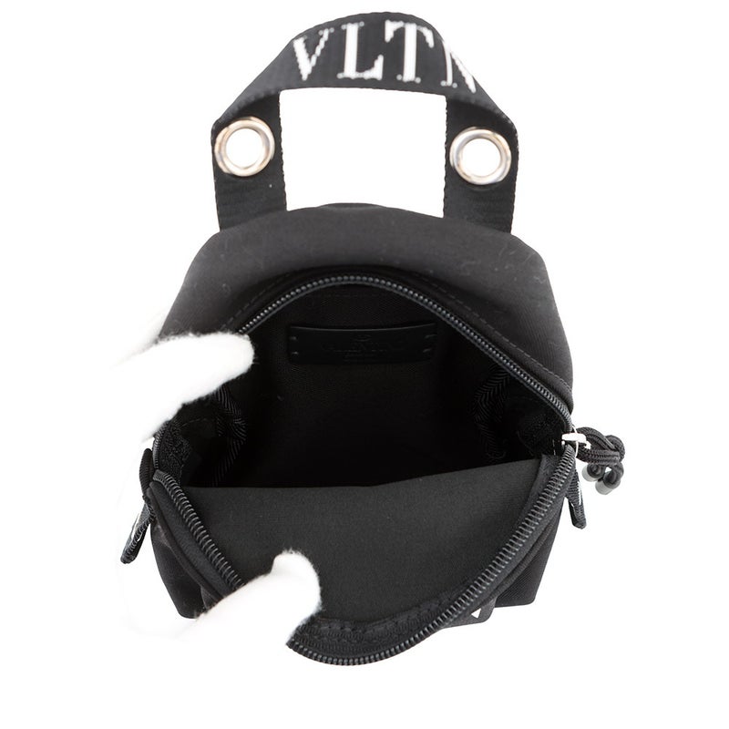 ヴァレンティノ・ガラヴァーニ ショルダーバッグ ミニクロスバッグ VLTNロゴ VY2B0A11YHS VALENTINO 黒