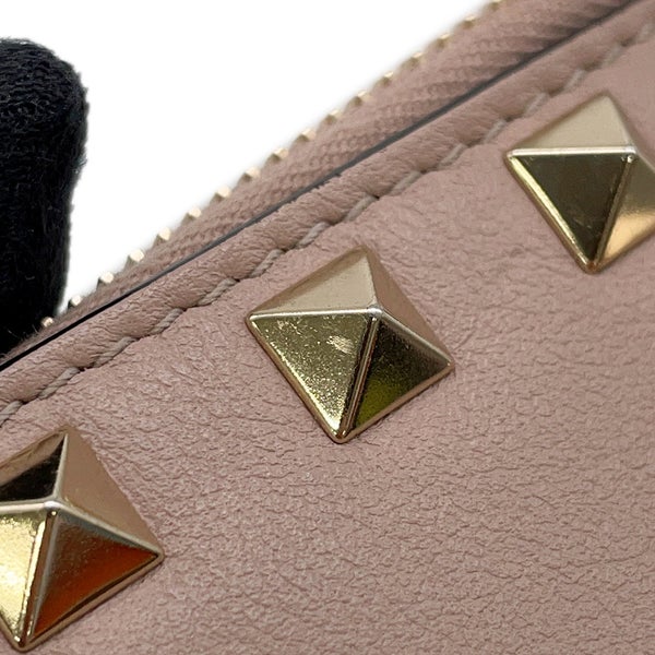 ヴァレンティノ・ガラヴァーニ 二つ折り財布 スタッズ コンパクト ウォレット  レザー VALENTINO 財布